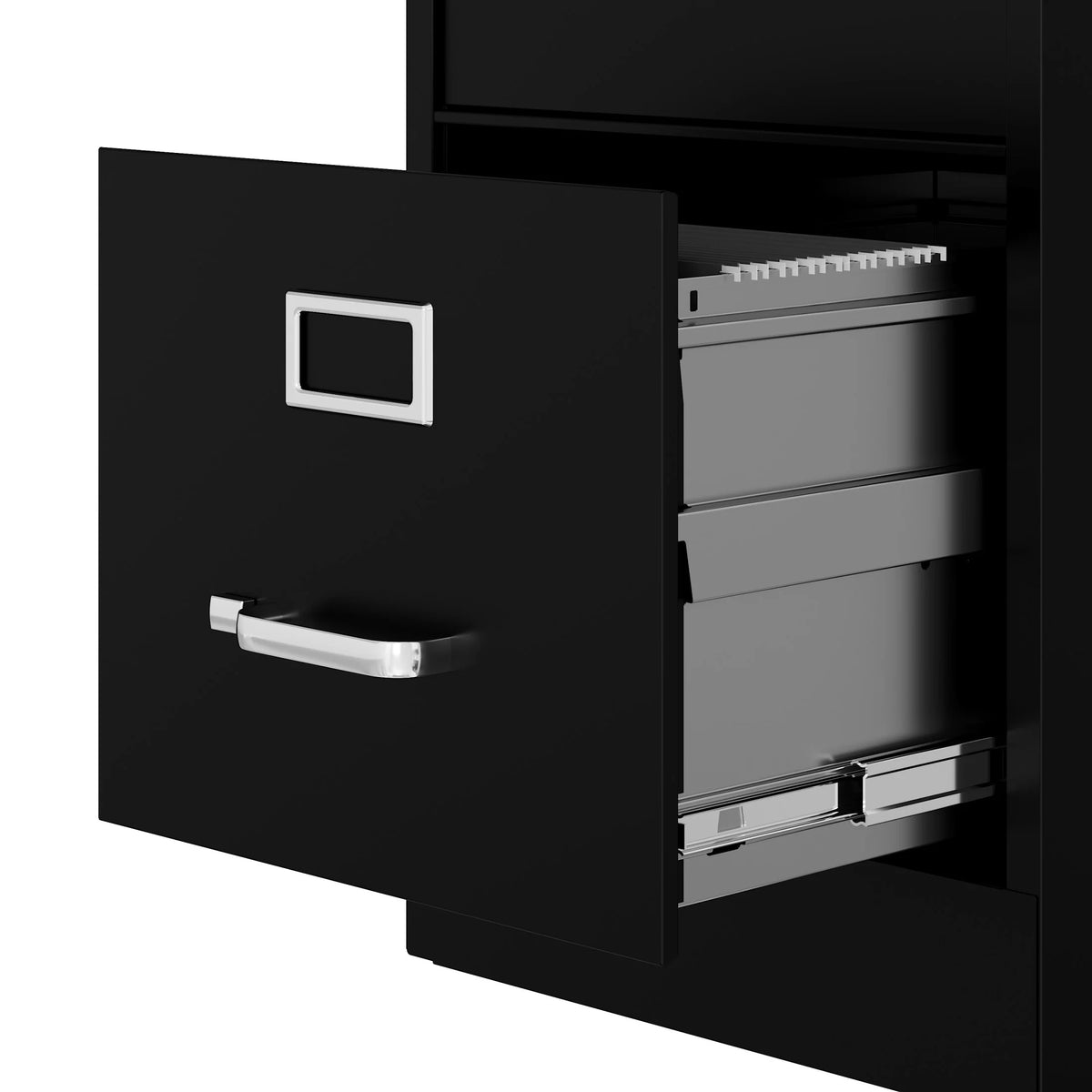 Hirsh 22" Deep 3 Drawer Letter Width Vertical File Cabinet, Commercial Grade, Gray