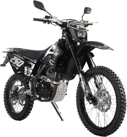 X-Pro Templar M 250cc Gas Dirt Bike with Zongshen Engine 5 Speed Pit Bikes Adult Pitbike, Big 21"/18" Wheels!