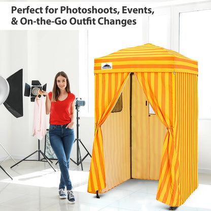 EAGLE PEAK Flex Ultra Compact 4 ft x 4 ft Pop-up Changing Room Canopy, Portable Privacy Cabana