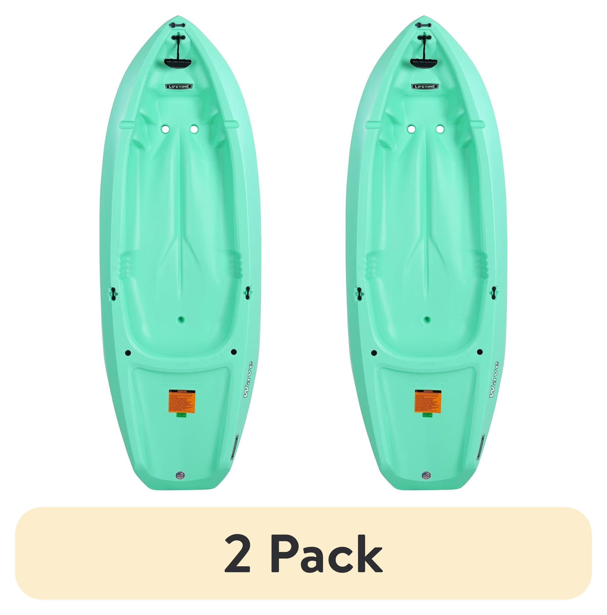 Lifetime Wave 6 ft Youth Kayak, Fire Red (91401)