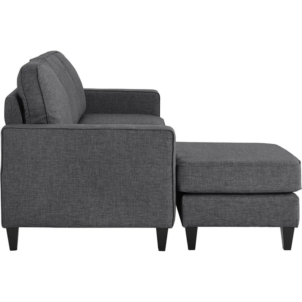 Serta Harmon Square Arm Sectional Navy Blue