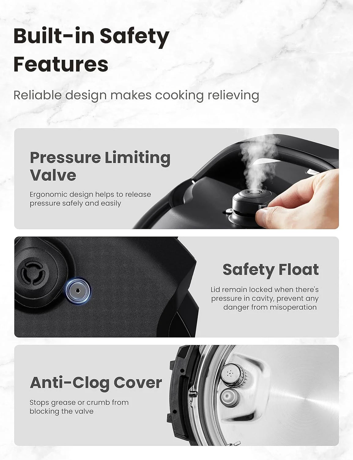 COMFEE�� 6QT Electric Pressure Cooker, 9-in-1 Instant Multi Cooker Olla de Presion  Rice Cooker Slow Cooker Steamer Saut�� Yogurt Maker Non-Stick Pot
