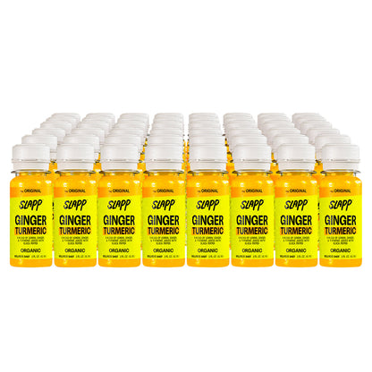 SLAPP Organic Ginger & Turmeric Daily Booster Shots 48-count