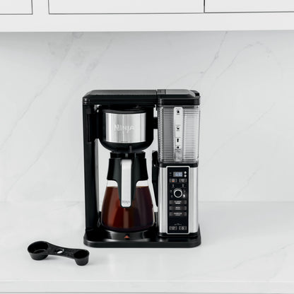 Ninja Hot & Iced Coffee Maker, Single Serve to 10 Cup Carafe, Drip, Rapid Cold Brew, CM360 Black