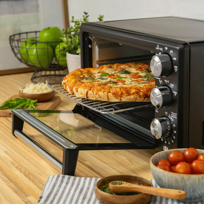 Oster? Convection 4-Slice Toaster Oven, Matte Black, Convection Oven and Countertop Oven