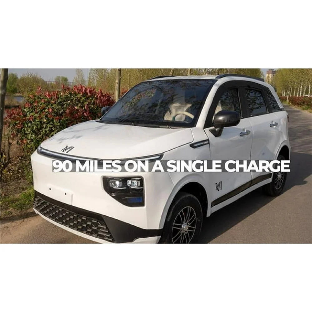 NV Motor Group NVII Mini Electric LSV 4-Passenger Low-Speed Vehicle, 25 MPH Top Speed, 90-Mile Range, 3000W/4000W Dual Motors Powered Ride-On