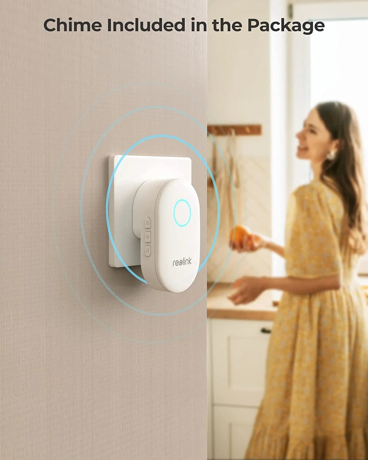 Reolink 2K 5MP Video Doorbell Camera 5G Wifi Security Home Doorbell Chime, Person &Package Detection