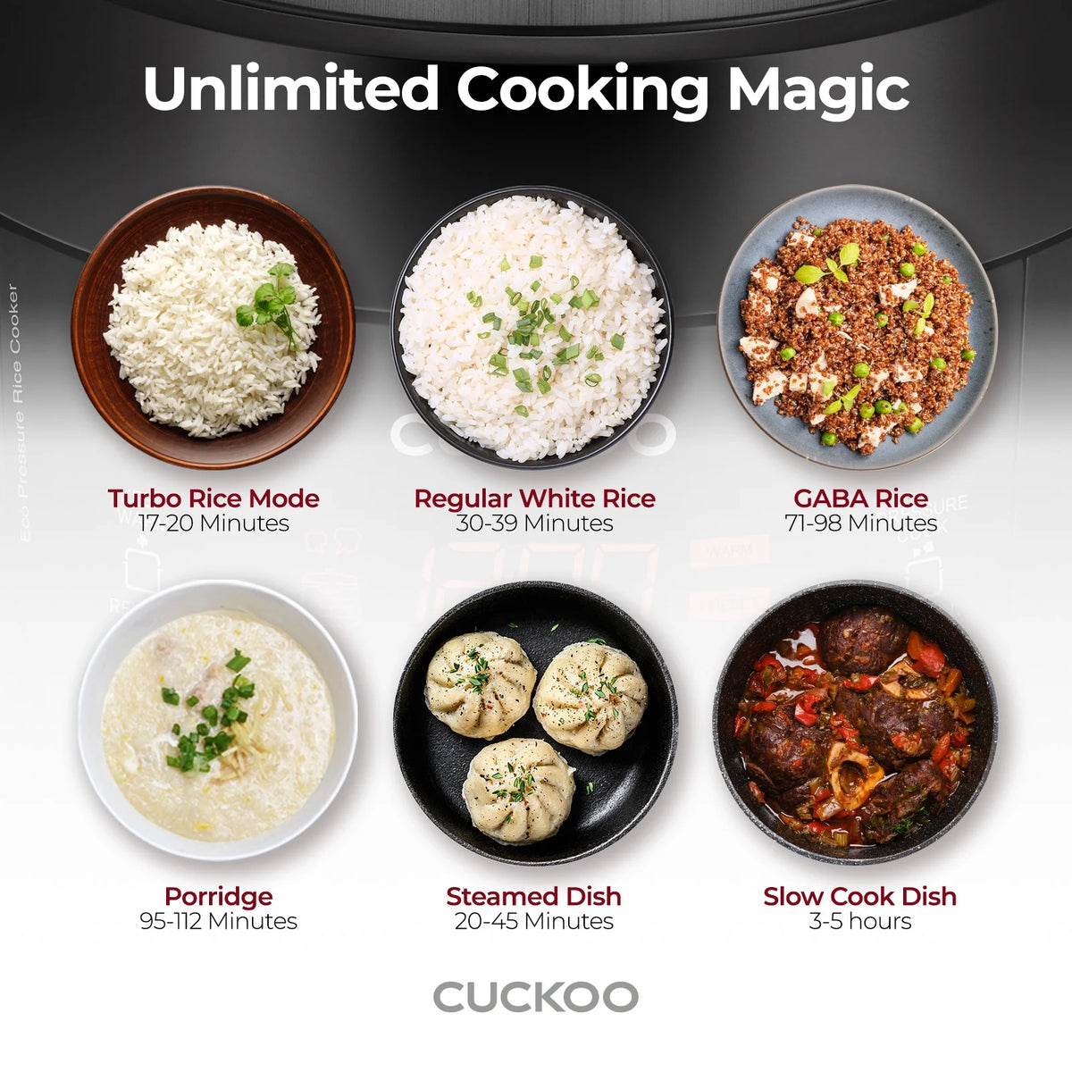CUCKOO CRP-PK1001S 10-Cup (Uncooked) / 20-Cup (Cooked) Heating Pressure Rice Cooker & Warmer (Black)