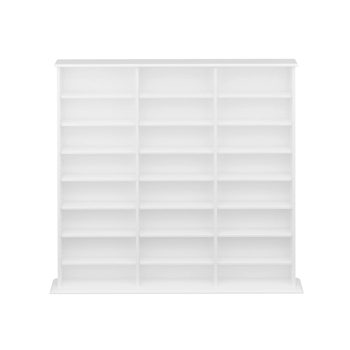 Prepac 51" Triple CD DVD Wall Media Storage Rack in Black