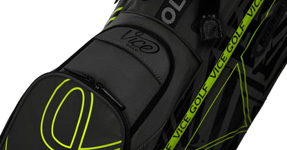 Vice Golf Smart Stand Bag Black/Neon Red