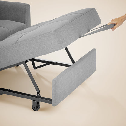 3 in 1 Convertible Sofa Bed Chair for Living Room , Aiho Sleeper Sofa Bed for Living Room, Dark Gray