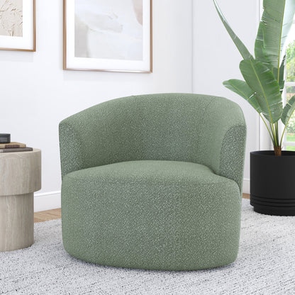 Mainstays Boucle Swivel Accent Chair, Taupe