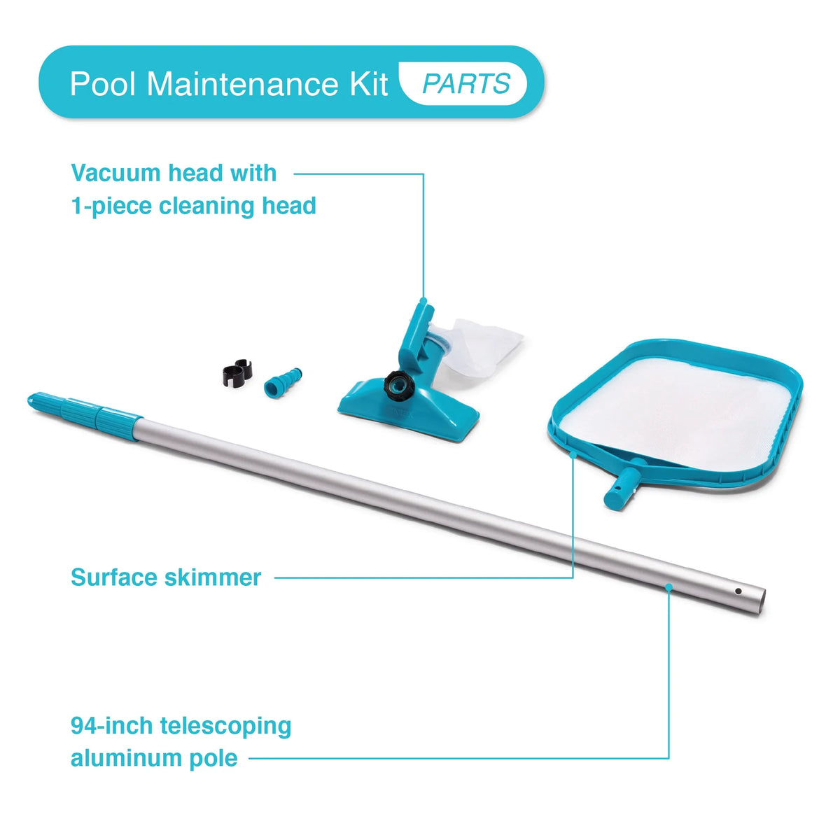 Intex 12 Ft x 30 Inches Metal Frame Set Above Ground Swimming Pool with Filter & Cover