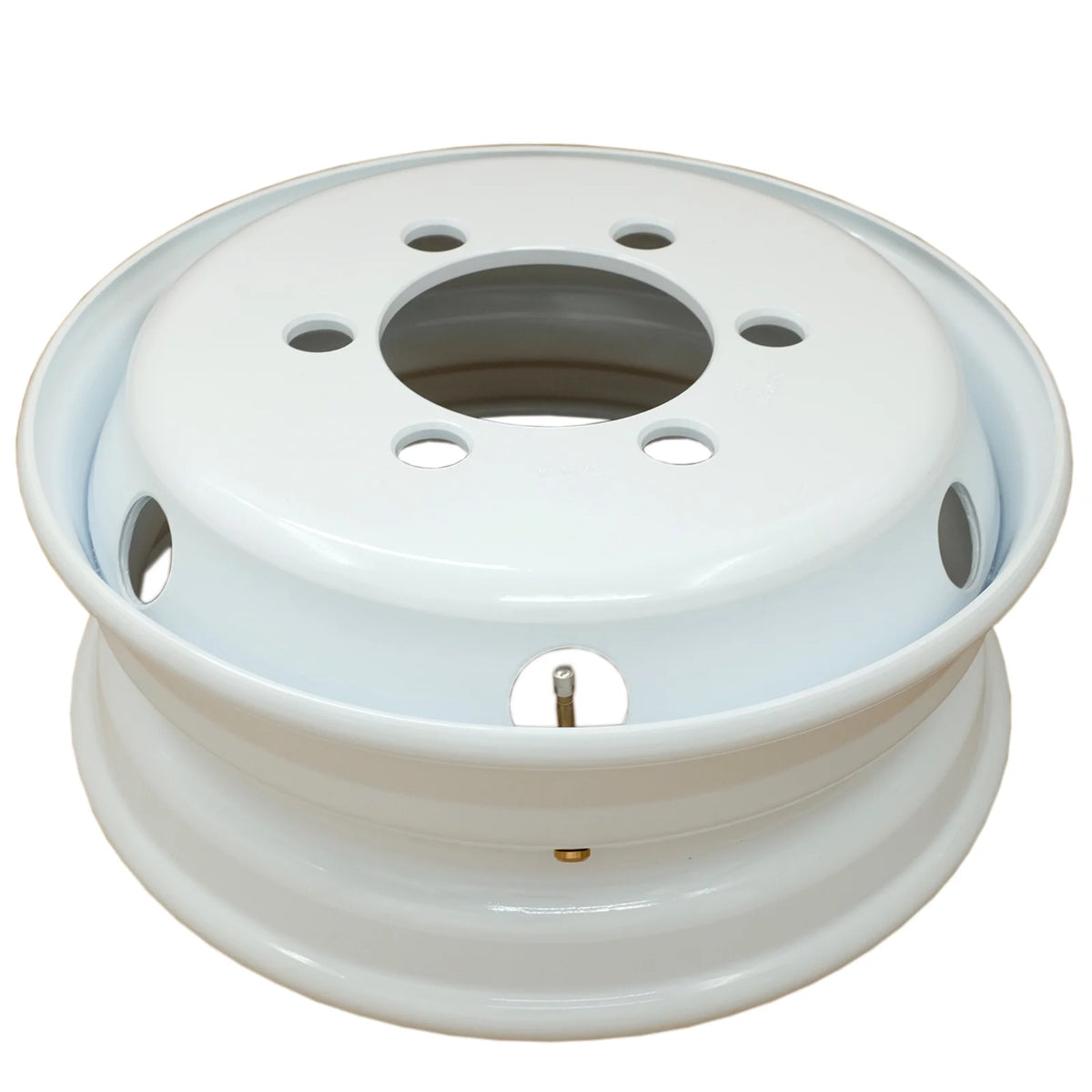 19.5" Set of 4 19.5x6 White Steel Wheels For ISUZU NPR NPR-HD NQR NRR 1995-2025 OEM Design Replacement Rim 8980939730