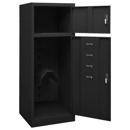 vidaXL Saddle Cabinet Steel Storage Rack Tack Locker Furniture Multi Colors