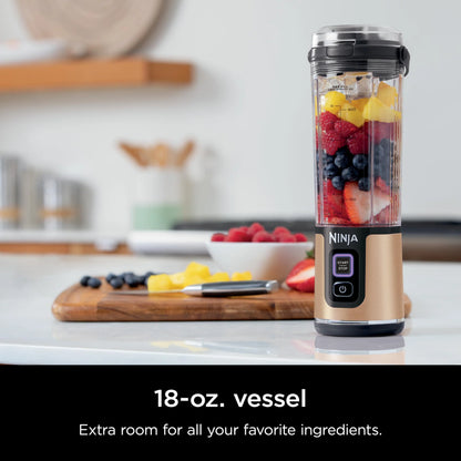 Ninja Blast Portable Blender, Cordless, 18oz. Vessel, Personal Blender for Shakes & Smoothies, BPA Free, Leakproof Lid & Sip Spout, USB-C Rechargeable, Dishwasher Safe Parts, Metallic Purple,