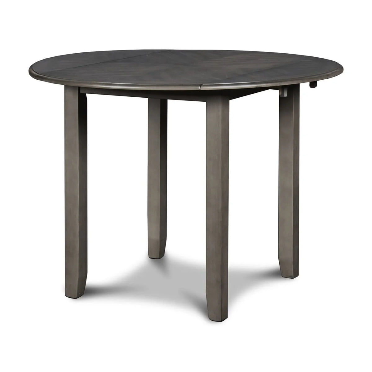 New Classic Gia 3 Piece Contemporary Rubberwood Dining Table Set, Gray