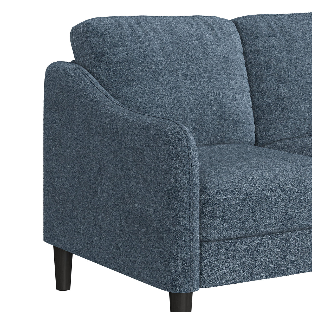 Mainstays Westley Swoop Arm Sofa, Burnt Orange