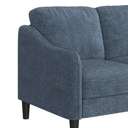 Mainstays Westley Swoop Arm Sofa, Burnt Orange