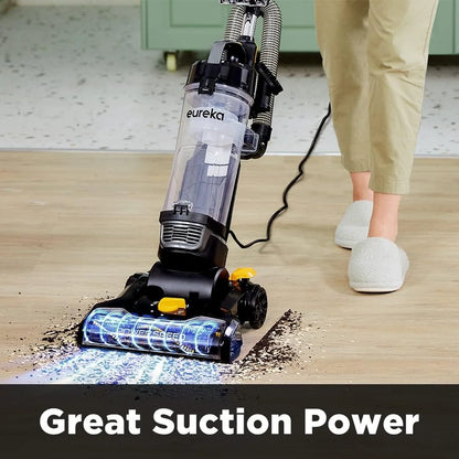 EUREKA NEU181D PowerSpeed Lightweight Powerful Upright Vacuum Cleaner for Carpet and Hard Floor with Pet Turbo Tool