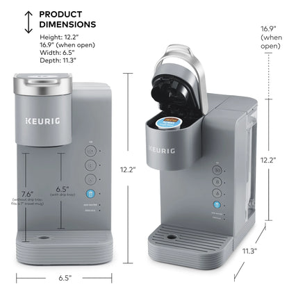 Keurig K-Iced Essentials Iced and Hot Single-Serve K-Cup Pod Coffee Maker, White