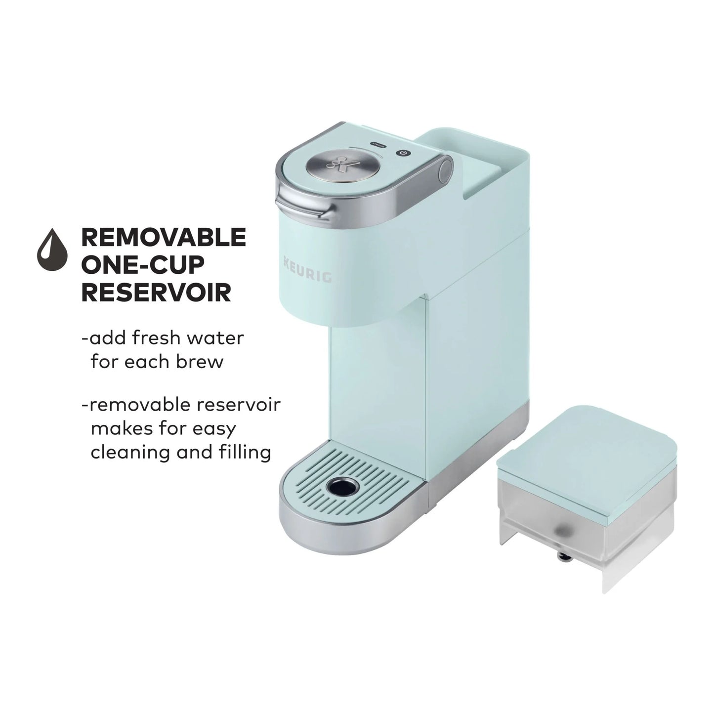Keurig K-Mini Plus Single Serve K-Cup Pod Coffee Maker, Dusty Rose