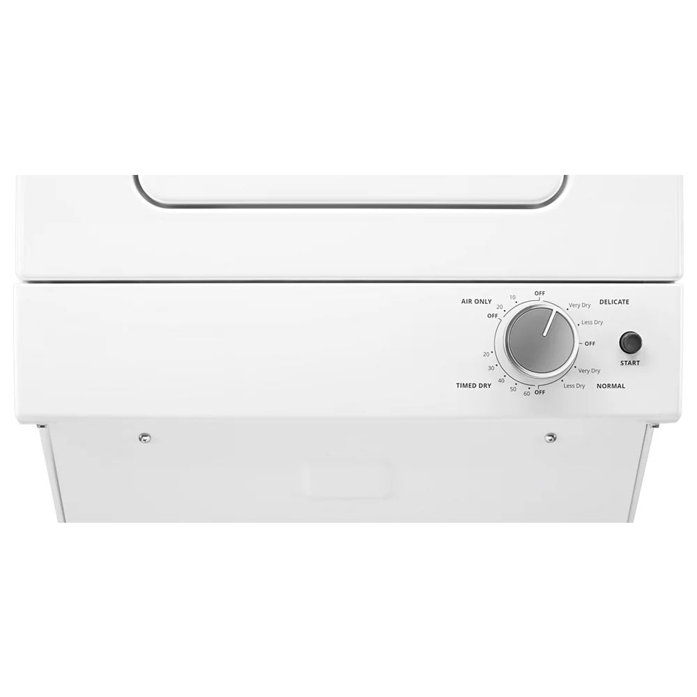 Whirlpool WET4024HW 24 inch White Electric Washer/Dryer Stacked Laundry Center