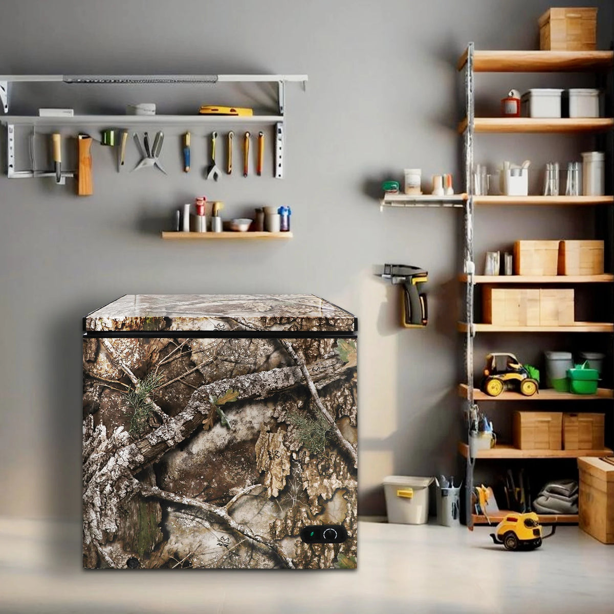 Realtree 7-cu ft Manual Defrost Chest Freezer (Camouflage)