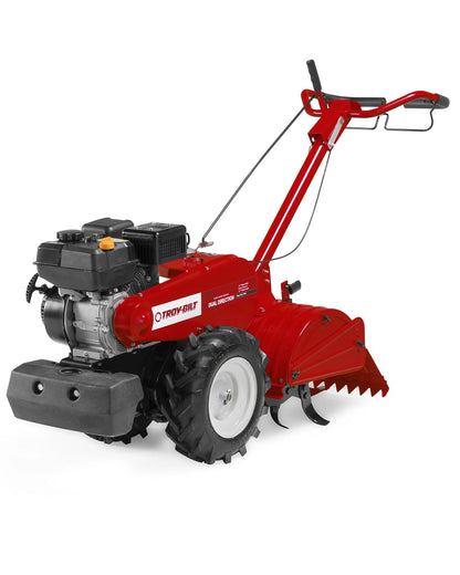 Restored Mustang 18 in. 208 CC Gas OHV Engine Rear-Tine Tiller with Forward-Rotating and Counter-Rotating Tilling Options (Refurbished)