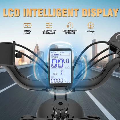 1500W MTB Electric Bicycle 48V 20Ah Removable Battery E-Bike��Electric Bike for Adults 20" Fat Tire Electric Motorcycle, Shimano 7 speed Full Suspension Mountain Bike UL2849
