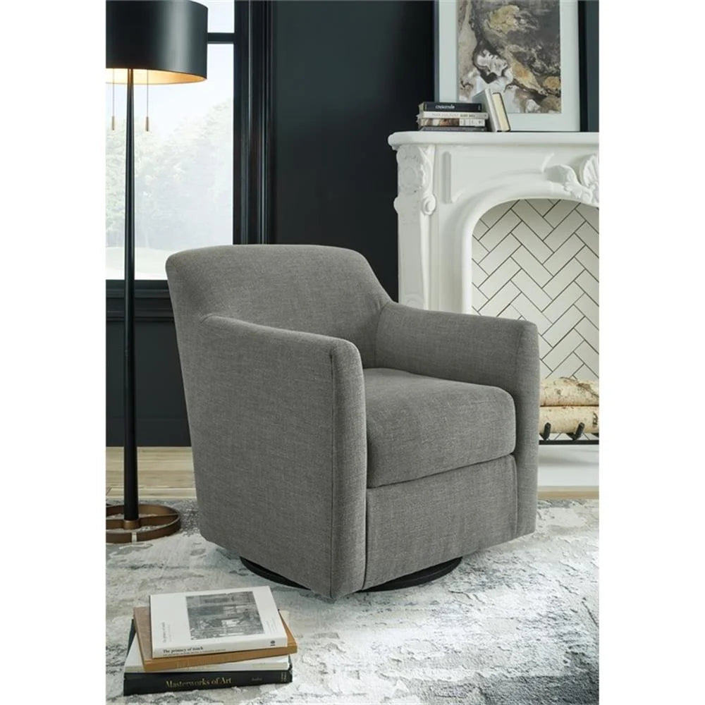 Signature Design by Ashley Bradney Beige Swivel Accent Chair