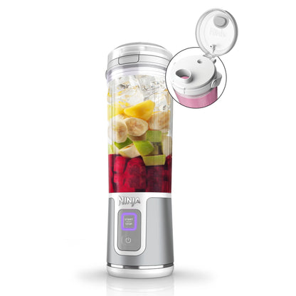 Ninja Blast Portable Blender, Cordless, 18oz. Vessel, Personal Blender for Shakes & Smoothies, BPA Free, Leakproof Lid & Sip Spout, USB-C Rechargeable, Dishwasher Safe Parts, Metallic Purple,