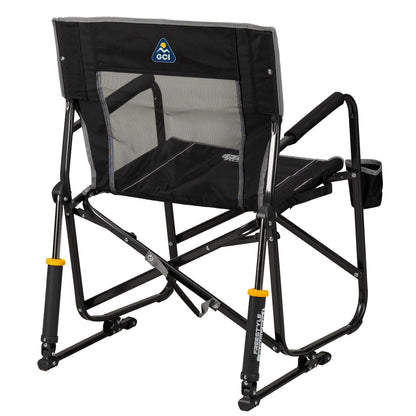 GCI Outdoor Freestyle Rocker Foldable Rocking Camp Chair, Maroon