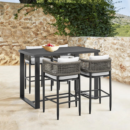 Armen Living Felicia 26 in. Outdoor Counter Stool