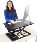 Stand Steady X-Elite Pro Standing Desk Converter | Instantly Convert Any Desk into a Stand Up Desk | Easy Lift Height Adjustable Standing Desk | No Assembly Required (28 x 20 / Black)