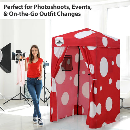 EAGLE PEAK Flex Ultra Compact 4 ft x 4 ft Pop-up Changing Room Canopy, Portable Privacy Cabana