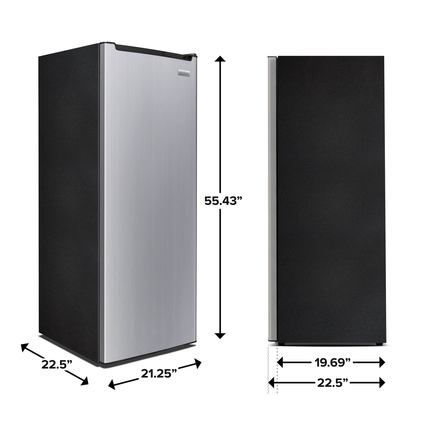 Frigidaire 7 Cu. ft. Upright Convertible Refrigerator/Freezer, VCM Finish