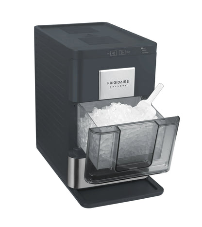 Frigidaire Nugget Ice Maker EFIC256, Countertop Nugget Ice Machine with Transparent Window, Nugget Ice Maker with 44 lbs. Capacity, Auto Self Cleaning Ice Maker Machine, Black