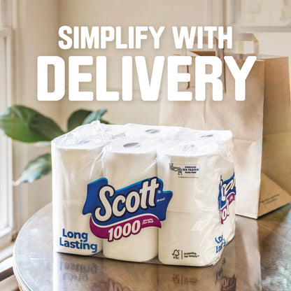 (3 pack) Scott 1000 Toilet Paper, 36 Rolls, 1,000 Sheets per Roll