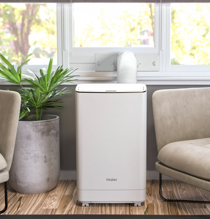 Haier 7800 BTU 3-in-1 Portable Air Conditioner for 350 Sq Ft, White