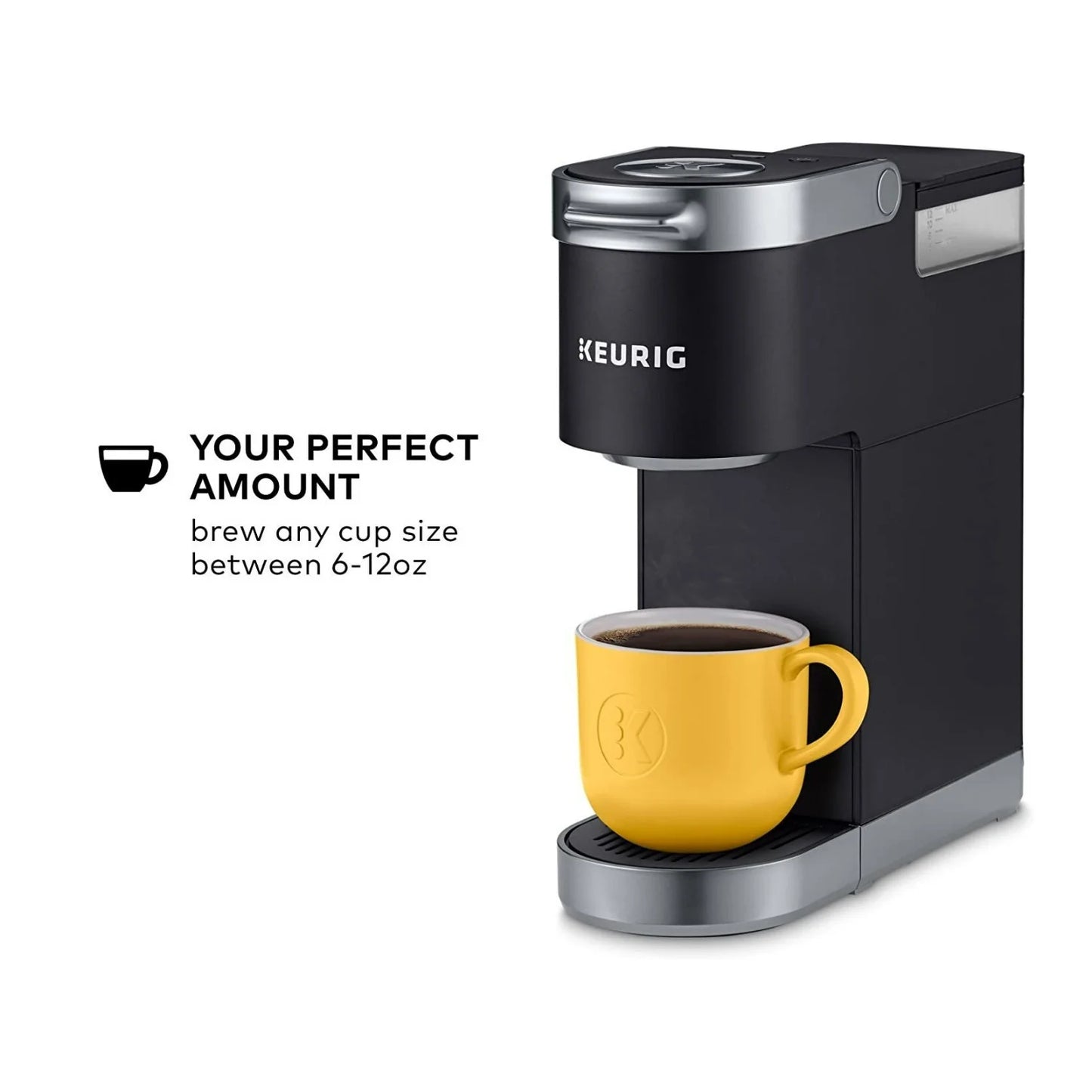 Keurig K-Mini Plus Single Serve Coffee Maker with K-Cup Pod (Black)