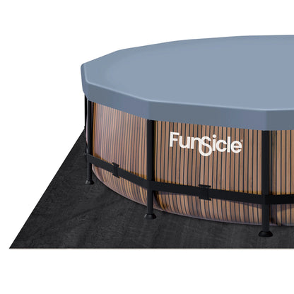 Funsicle 14ft Round Oasis Above Ground Pool with SkimmerPlus Filter Pump, Age 6 & up