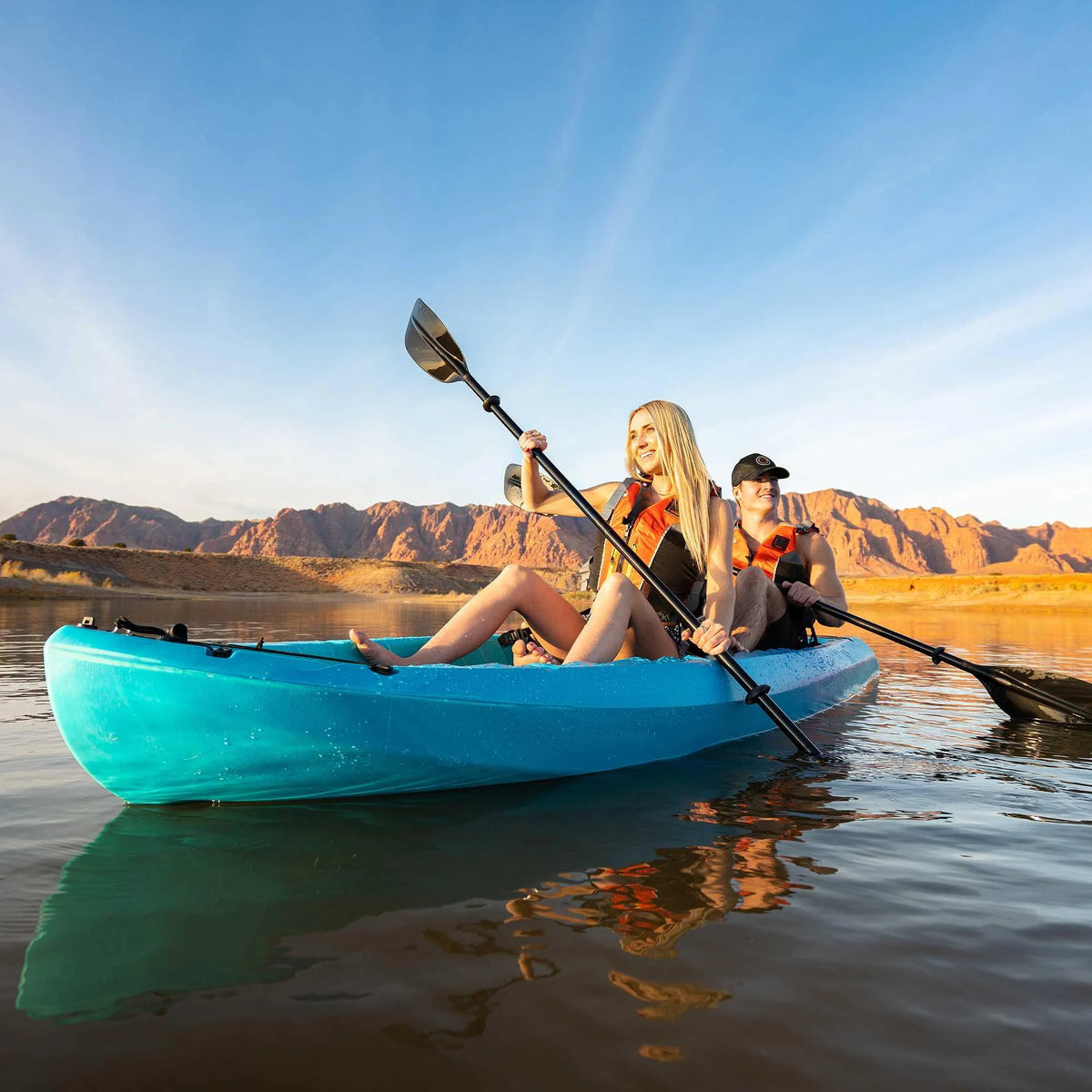 Lifetime Envoy 10.5 Ft. Sit-on-Top Tandem Kayak, Sky Fusion (91192)