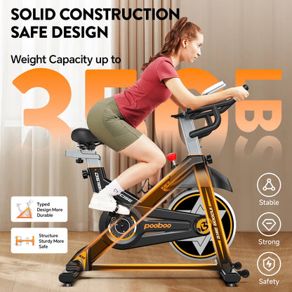 LNOW Commercial Built-in Bluetooth Fan Exercise Bike, Adjustable Air Resistance with Dual-Action Handlebars, Heavy Duty Indoor Cycling Bike for Home Gym Traininning, 350lbs Arm/Leg Cardio Workout