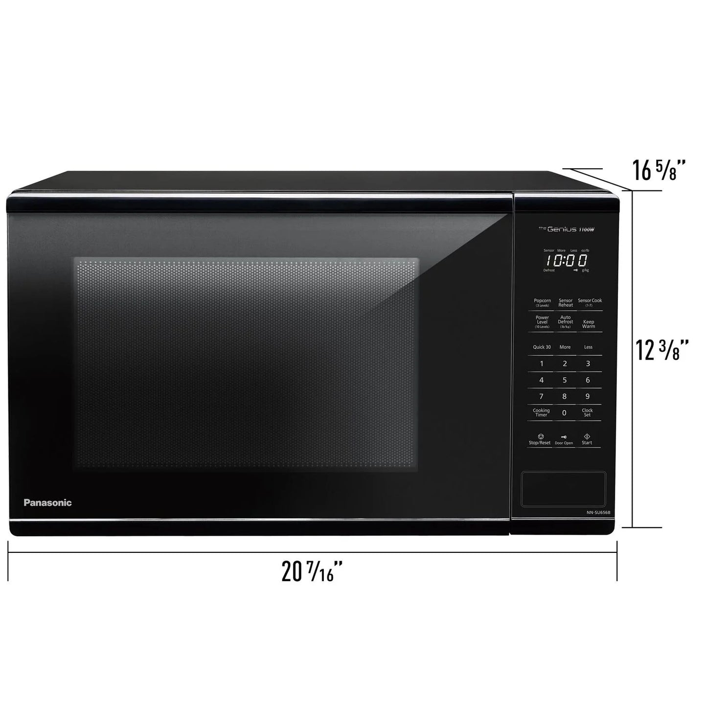 Panasonic  New 1.3 Cu. ft. 1100W Genius Sensor Countertop Microwave Oven in White