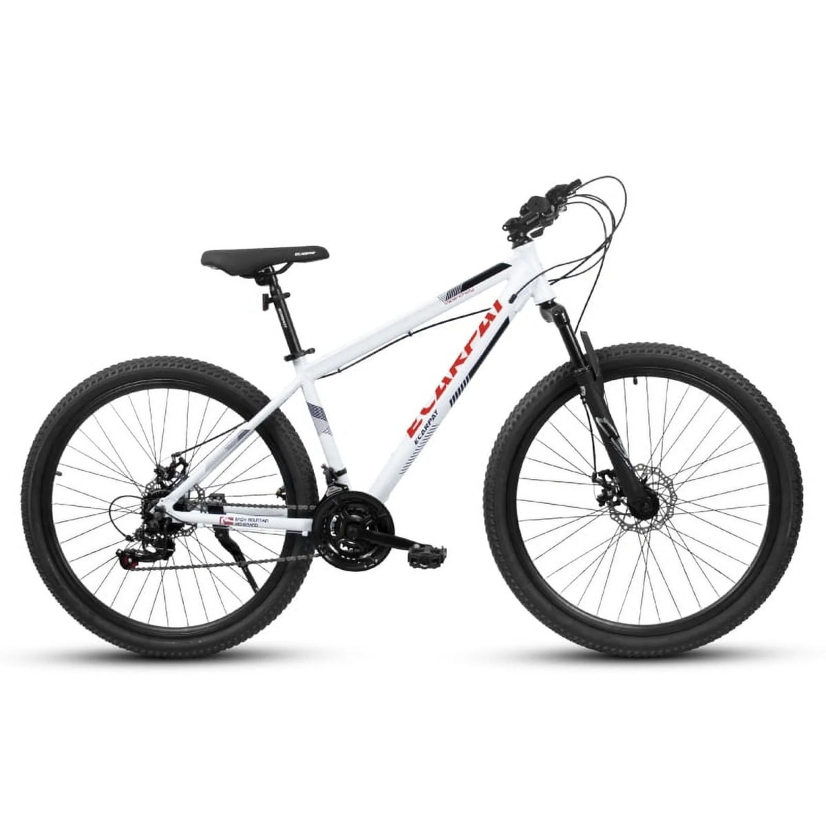 27 Inch Mountain Bike 21 Speed, Suspension Fork, Aluminum Frame Disc Brake, Mountain biking for both men and women.