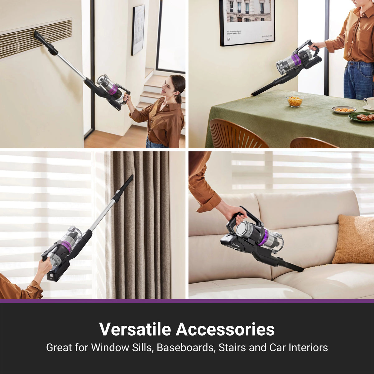 Eureka Stylus Elite Anti-Tangle Cordless Stick Vacuum Cleaner, 60 Minute Runtime, Auto-Empty Dust Station, Pet Hair, Multi-Surface, NEC490SE