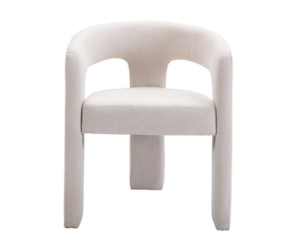 Guyou Modern Sherpa Upholstered Dining Chair, Cute Barrel Side Armchair Kitchen Chair with Armrests and Back for Living Room Dining Room Bedroom, Green