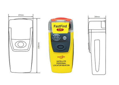 McMurdo FastFind 220 PLB - Personal Locator Beacon [91-001-220A-C]