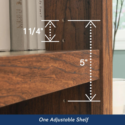Sauder Select 2 Shelf Bookcase, Washington Cherry Finish